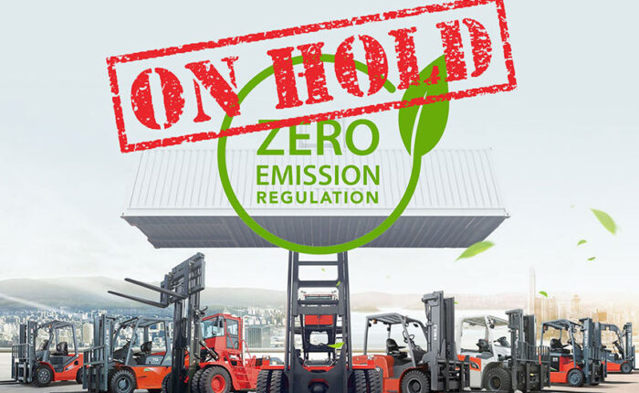 California Zero Emission Forklift Rule on Hold
