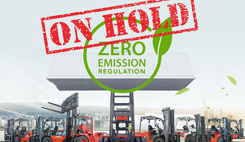 California Zero Emission Forklift Rule on Hold