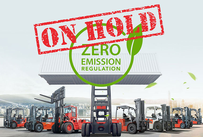 California Zero Emission Forklift Rule on Hold